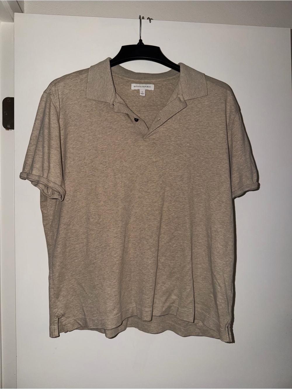 Banana Republic Men's Luxe Touch Polo - Tan